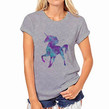 Load image into Gallery viewer, 2020 New Fashion Summer Women T Shirt Novelty Harajuku Kawaii Cute Style Horse Print T-shirt New Short Sleeve Tops
