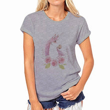 Load image into Gallery viewer, 2020 New Fashion Summer Women T Shirt Novelty Harajuku Kawaii Cute Style Horse Print T-shirt New Short Sleeve Tops
